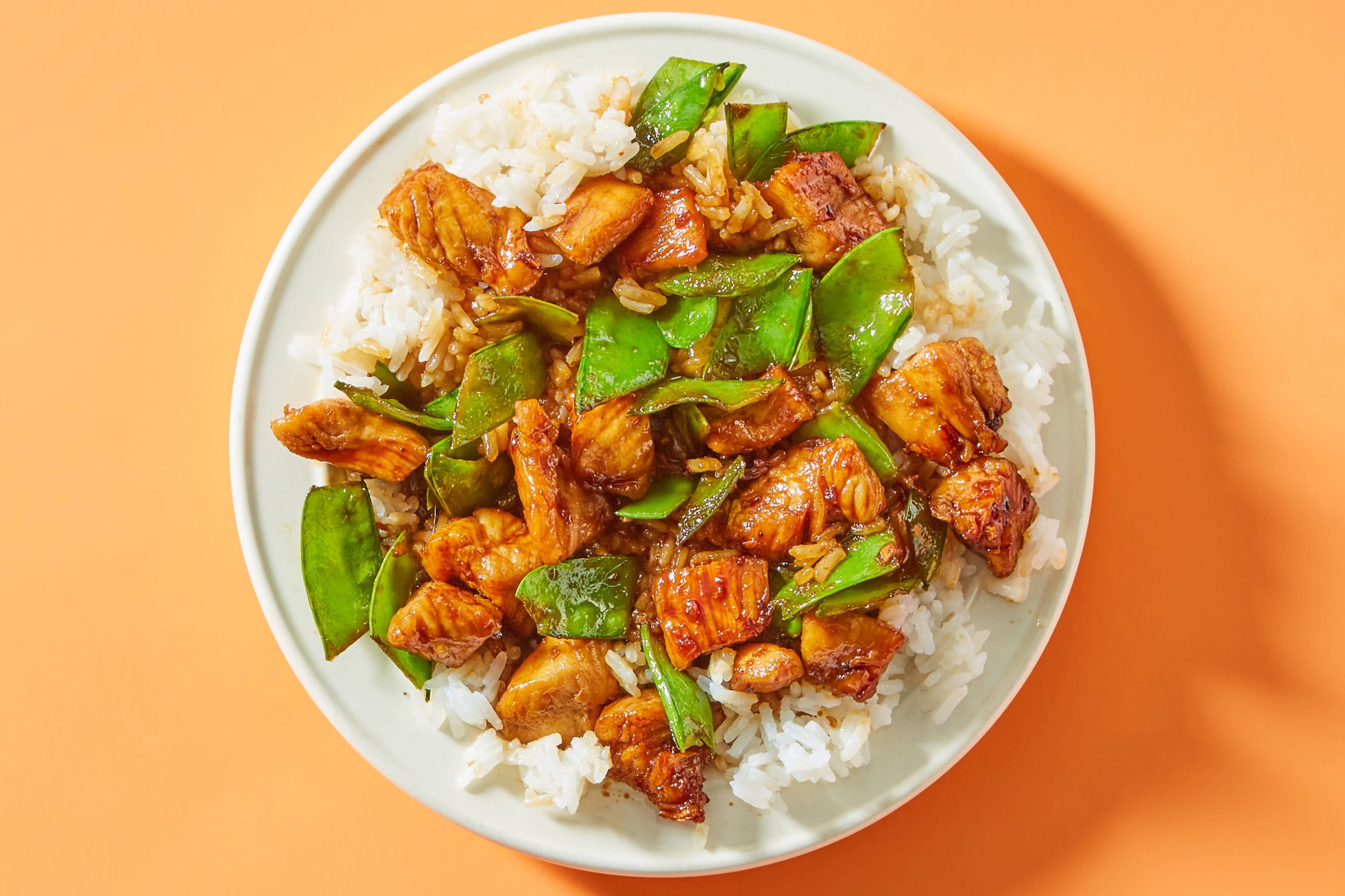 D228-Caramel chicken stir-fry