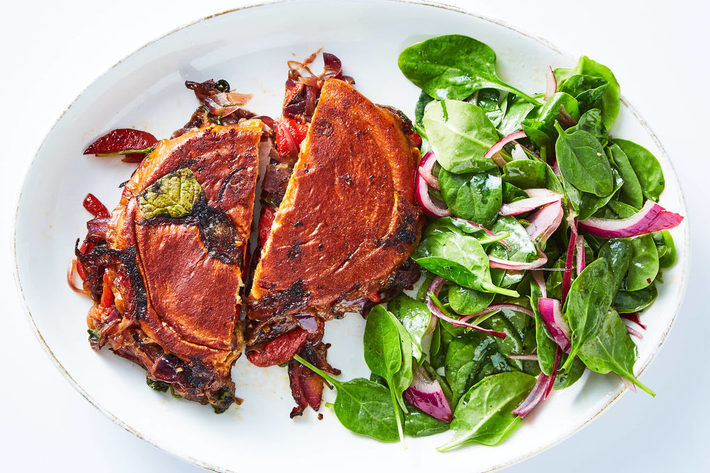 Roasted Red Pepper Panini with Fontina & Spinach